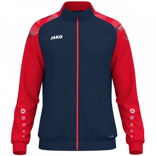 Jako Sonic poliester jakna – tamno mornarsko plava/crvena_EliteSport