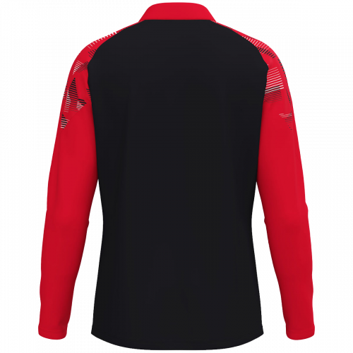 Jako Sonic ziptop majica dugih rukava – crna/crvena_EliteSport