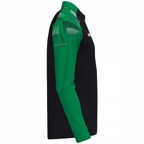 Jako Sonic ziptop majica dugih rukava – crna/zelena_EliteSport