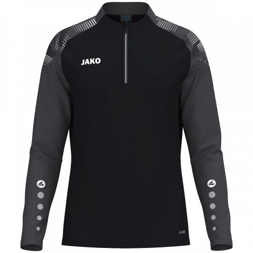 Jako Sonic ziptop majica dugih rukava – crna_EliteSport