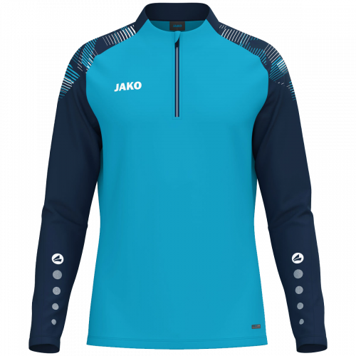 Jako Sonic ziptop majica dugih rukava – nebesko plava/tamno plava_EliteSport
