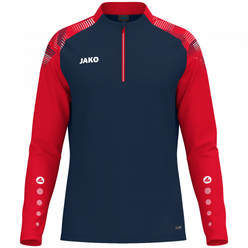 Jako Sonic ziptop majica dugih rukava – tamno mornarsko plava/crvena_EliteSport