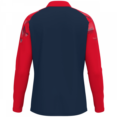 Jako Sonic ziptop majica dugih rukava – tamno mornarsko plava/crvena_EliteSport