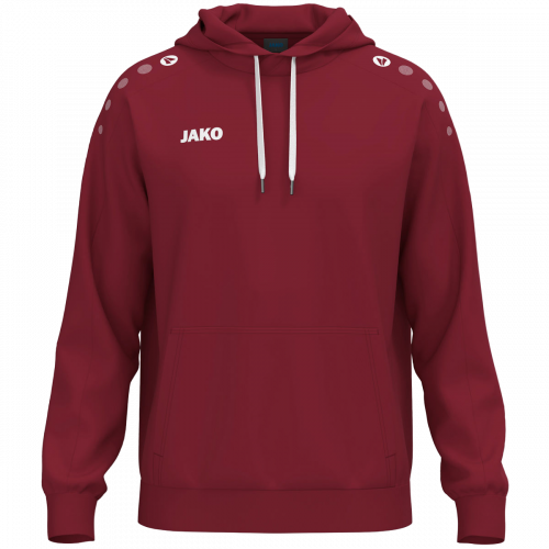Jako One pamučna majica s kapuljačom — bordo_EliteSport