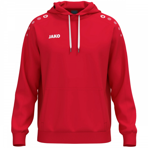 Jako One pamučna majica s kapuljačom — crvena_EliteSport