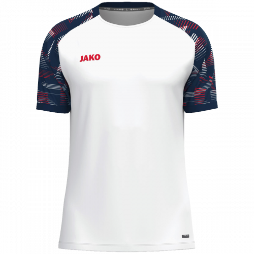 Jako Sonic majica kratkih rukava — bijela/tamno plava_EliteSport