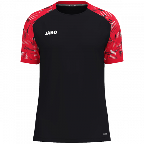 Jako Sonic majica kratkih rukava — crna/crvena_EliteSport