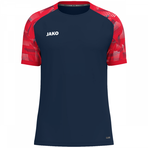 Jako Sonic majica kratkih rukava — tamno mornarsko plava/crvena_EliteSport