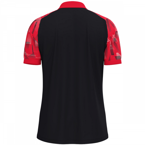 Jako Sonic polo majica kratkih rukava – crna/crvena_EliteSport