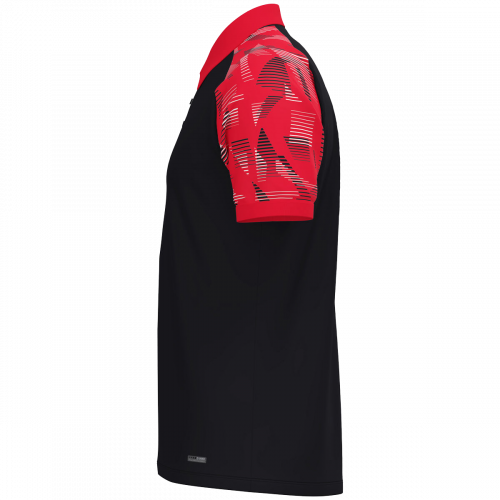 Jako Sonic polo majica kratkih rukava – crna/crvena_EliteSport