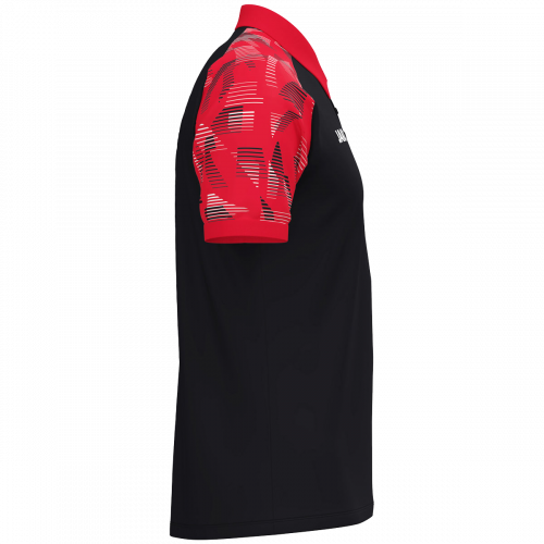 Jako Sonic polo majica kratkih rukava – crna/crvena_EliteSport