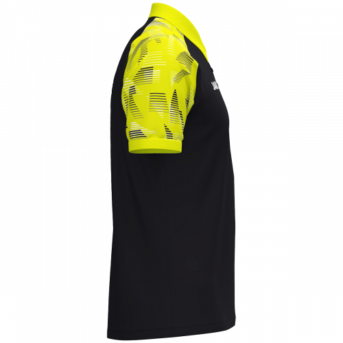 Jako Sonic polo majica kratkih rukava – crna/žuta_EliteSport