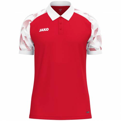 Jako Sonic polo majica kratkih rukava – crvena/bijela_EliteSport