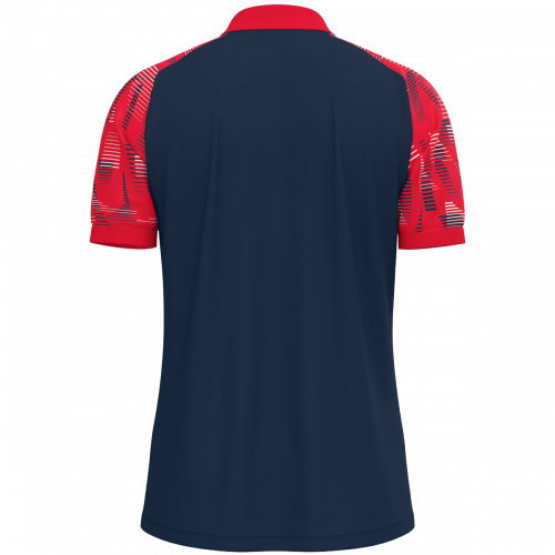 Jako Sonic polo majica kratkih rukava – tamno mornarsko plava/crvena_EliteSport