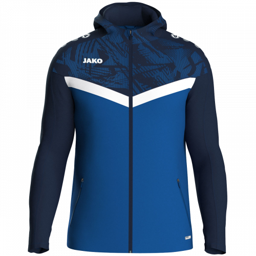 Jako Iconic jakna s kapuljačom – plava/tamno plava_EliteSport