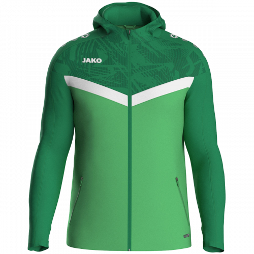 Jako Iconic jakna s kapuljačom – svijetlo zelena/zelena_EliteSport