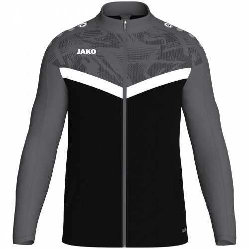 Jako iconic poliester jakna – crna/antracit_EliteSport