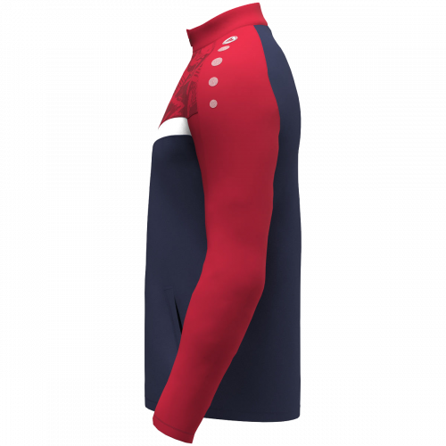Jako iconic poliester jakna – tamno plava/tamno crvena_EliteSport