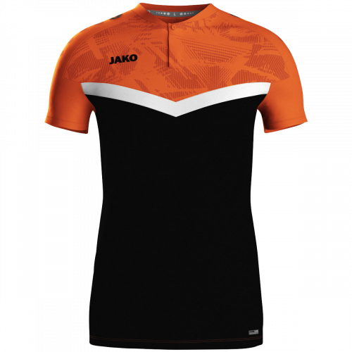 Jako Iconic polo majica kratkih rukava – narančasta/crna_EliteSport