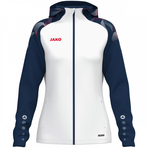 Jako Sonic jakna s kapuljačom – bijela/tamno plava_EliteSport