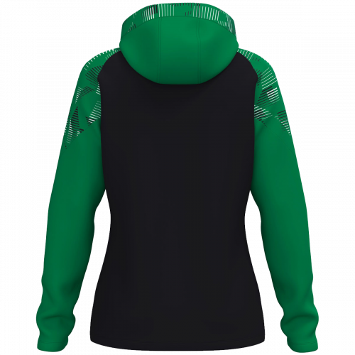 Jako Sonic jakna s kapuljačom – crna/zelena_EliteSport