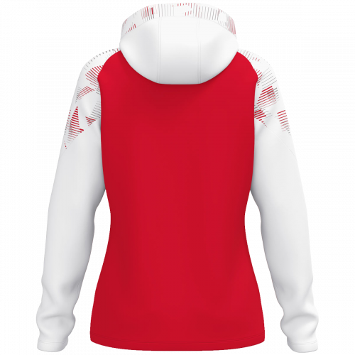 Jako Sonic jakna s kapuljačom – crvena/bijela_EliteSport