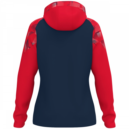 Jako Sonic jakna s kapuljačom – crvena/tamno mornarsko plava_EliteSport