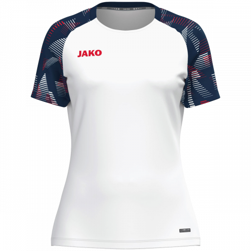 Jako Sonic majica kratkih rukava — bijela/tamno plava_EliteSport
