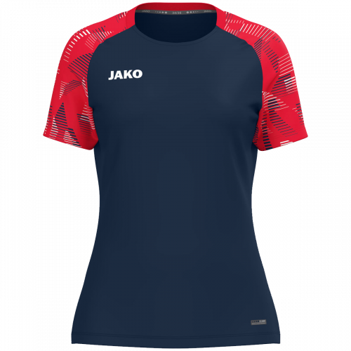 Jako Sonic majica kratkih rukava — tamno mornarsko plava/crvena_EliteSport