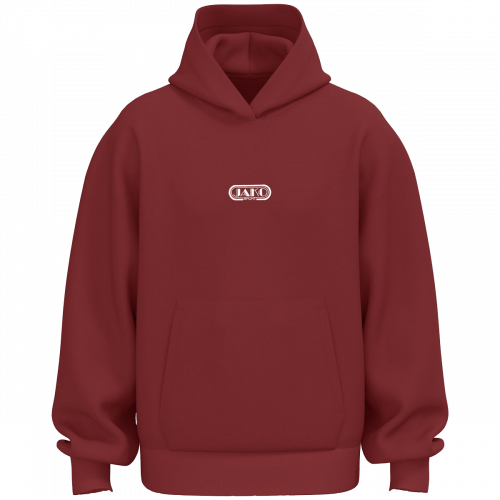 Jako Wardrobe majica s kapuljačom — bordo_EliteSport
