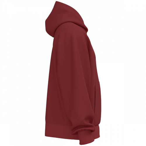 Jako Wardrobe majica s kapuljačom — bordo_EliteSport