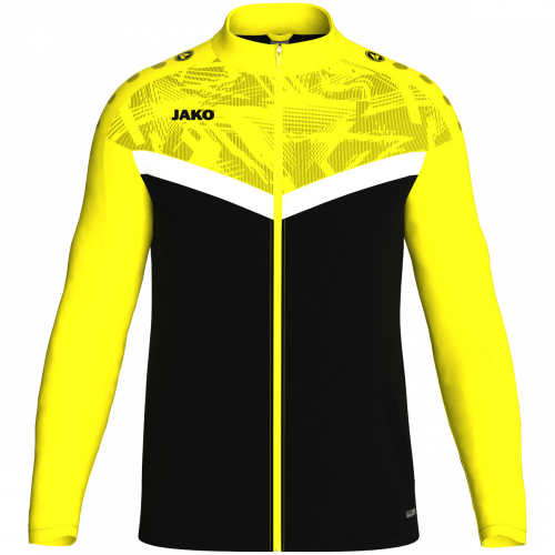 Jako iconic poliester jakna – žuta/crna_EliteSport
