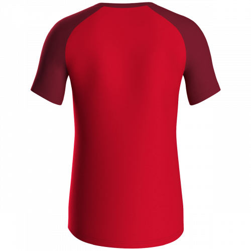 Jako Iconic poliester majica kratkih rukava — crvena/bordo_EliteSport