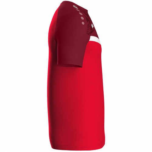 Jako Iconic poliester majica kratkih rukava — crvena/bordo_EliteSport