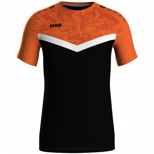 Jako Iconic poliester majica kratkih rukava — narančasta/crna_EliteSport