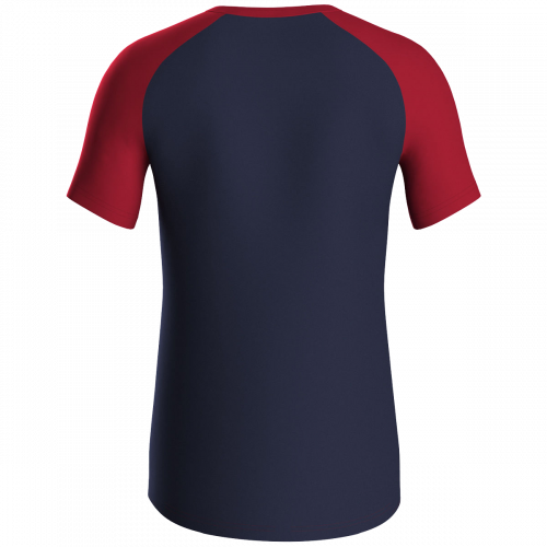 Jako Iconic poliester majica kratkih rukava — tamno plava/tamno crvena_EliteSport