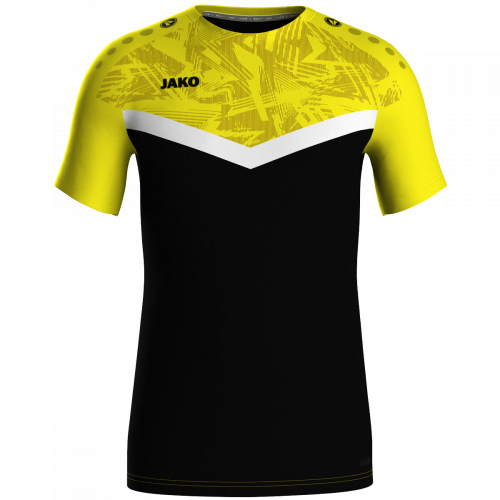 Jako Iconic poliester majica kratkih rukava — žuta/crna_EliteSport