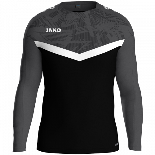 Jako Iconic sweat majica dugih rukava — crna/antracit_EliteSport