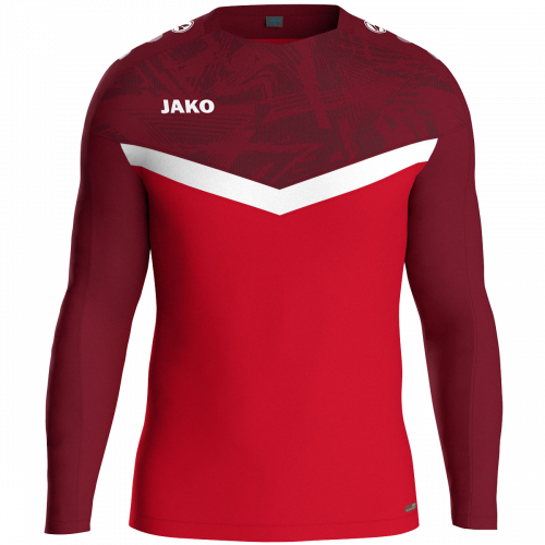 Jako Iconic sweat majica dugih rukava — crvena/bordo_EliteSport