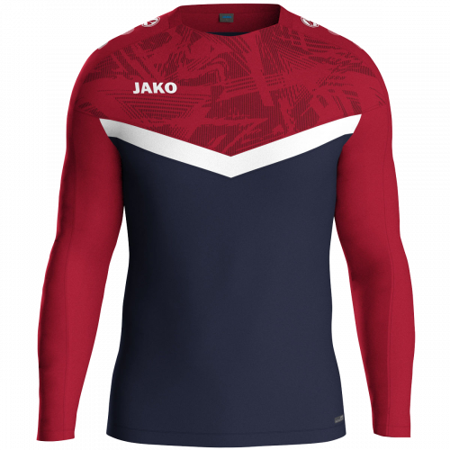 Jako Iconic sweat majica dugih rukava — tamno plava/tamno crveno_EliteSport