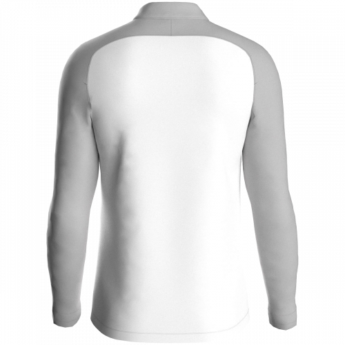 Jako Iconic ziptop majica dugih rukava – bijela/siva_EliteSport