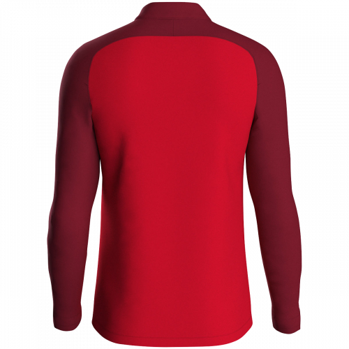 Jako Iconic ziptop majica dugih rukava – crvena/bordo_EliteSport