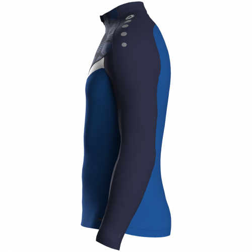 Jako Iconic ziptop majica dugih rukava – plava/tamno plava_EliteSportJako Iconic ziptop majica dugih rukava – plava/tamno plava_EliteSport