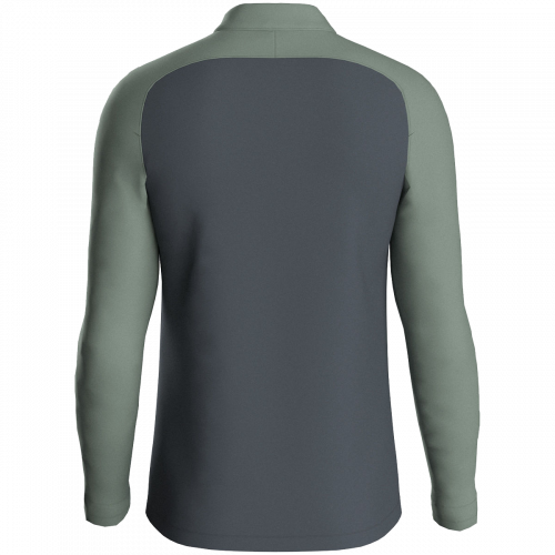 Jako Iconic ziptop majica dugih rukava – sivo zelena/siva_EliteSport