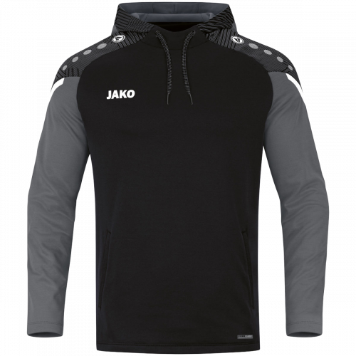 Jako Performance poliester majica s kapuljačom — crna_EliteSport