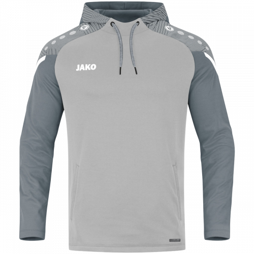 Jako Performance poliester majica s kapuljačom — siva_EliteSport