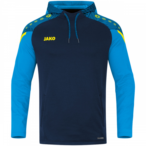 Jako Performance poliester majica s kapuljačom — tamno plava/nebesko plava_EliteSport