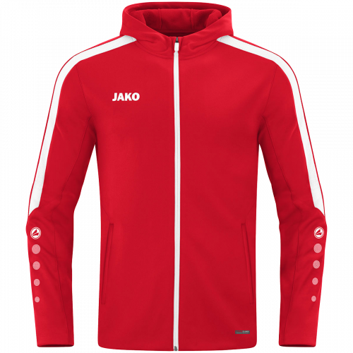 Jako Power jakna s kapuljačom – crvena_EliteSport