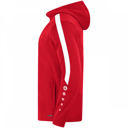 Jako Power jakna s kapuljačom – crvena_EliteSport