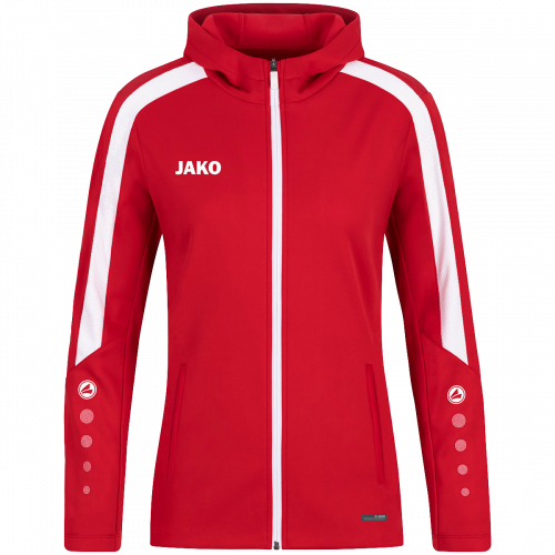 Jako Power jakna s kapuljačom – crvena_EliteSport